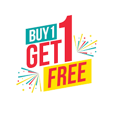 Buy 1 Get 1 Free